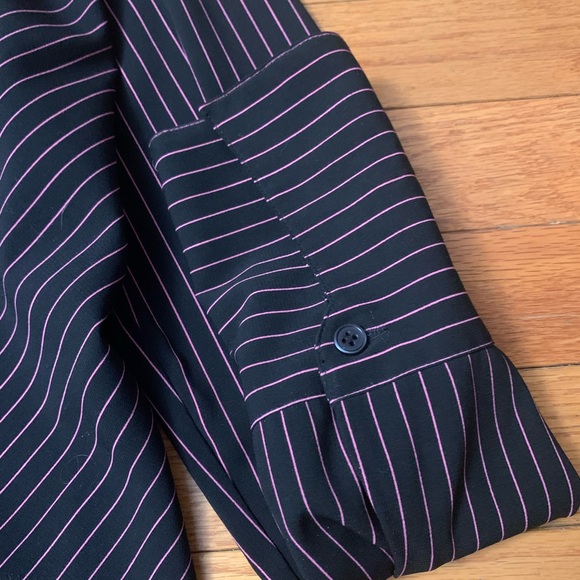 Striped Button-Up Blouse - Picture 5 of 7